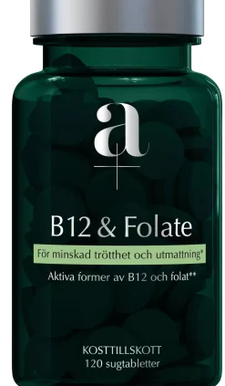 A+ B12 & Folate 120 stk