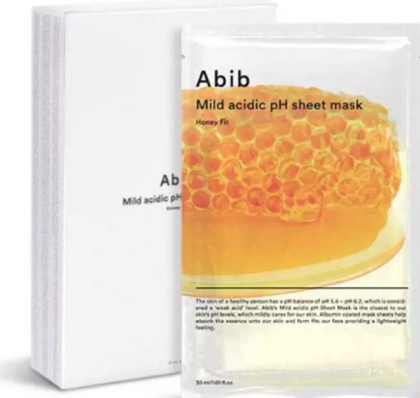 Abib Mild Acidic Ph Sheet Mask Honey Fit 10-Pack 30 g