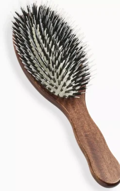 Acca Kappa Hair Extension Oval Brush Kotibe´ Wood 100% Boar Bristles & Twin Nylon Mon