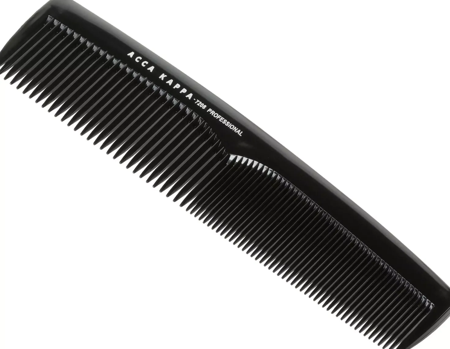Acca KappaProfessional Styling Fine Coarse Teeth Comb – 7208 Black