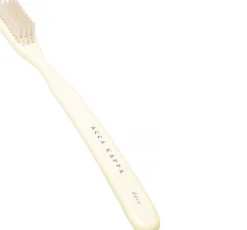 Acca Kappa Tooth Brush Vintage Medium Natural Bristles Black
