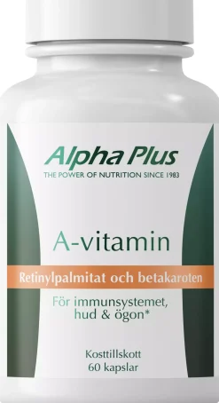 Alpha Plus A-vitamin 60 stk