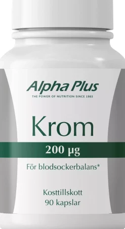 Alpha Plus Krom 200 µg 90 stk