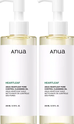 ANUA Bundle Hearleaf Pore Control Cleansing Oil 200 ml x 2
