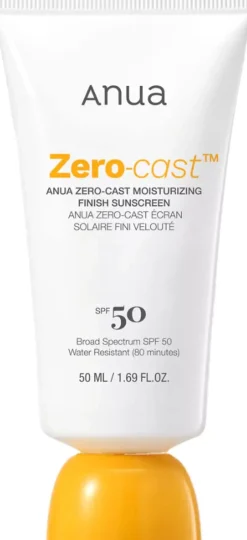 ANUA Zero-Cast Moisturizing Finish Sunscreen 50 ml