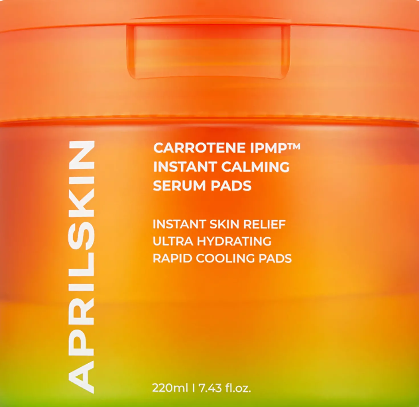 APRILSKIN Carrotene Ipmp Instant Calming Serum Pads 220 ml