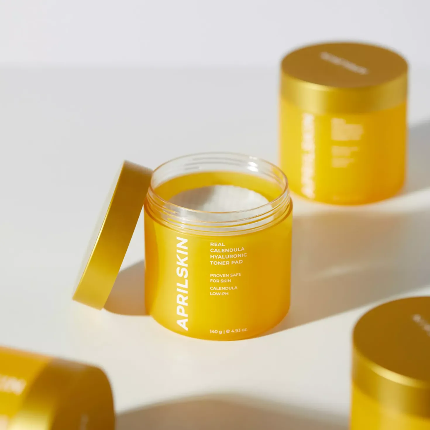 APRILSKIN Real Calendula Hyaluronic Toner Pad 140 g