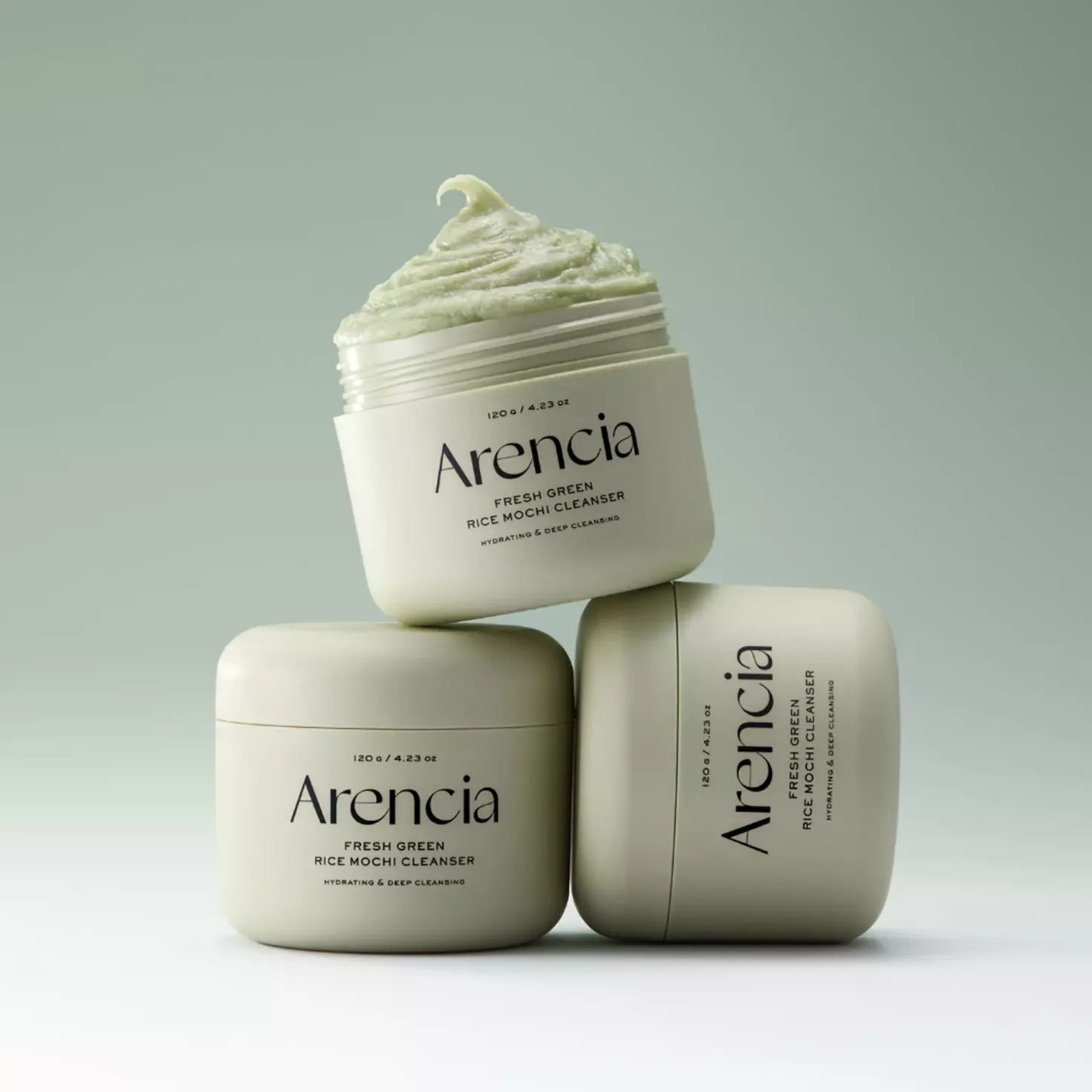 Arencia Fresh Green Rice Mochi Cleanser 120 g