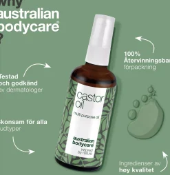 Australian Bodycare Castor Oil for skin, hair, eyebrows & lashes 100 ml