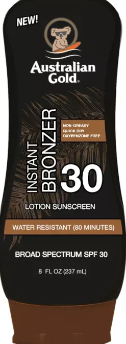 Australian Gold SPF30 Lotion With Bronzer 237 ml