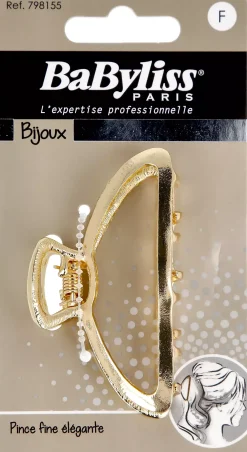 BaByliss Paris Accessories Croco Hair Clip Gold