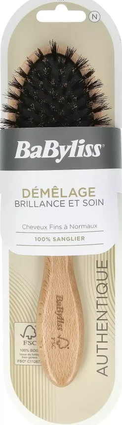 BaByliss Paris Accessories 791966 Paddle Brush Wild Boar Bristle