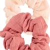 BACHCA Cotton Gauze Scrunchies 2-Pack