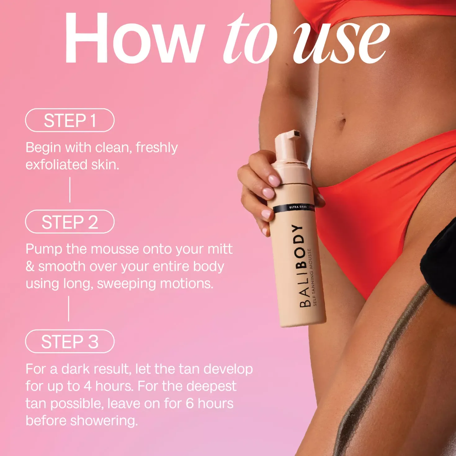 Bali Body Self Tanning Mousse Ultra Dark 200 ml
