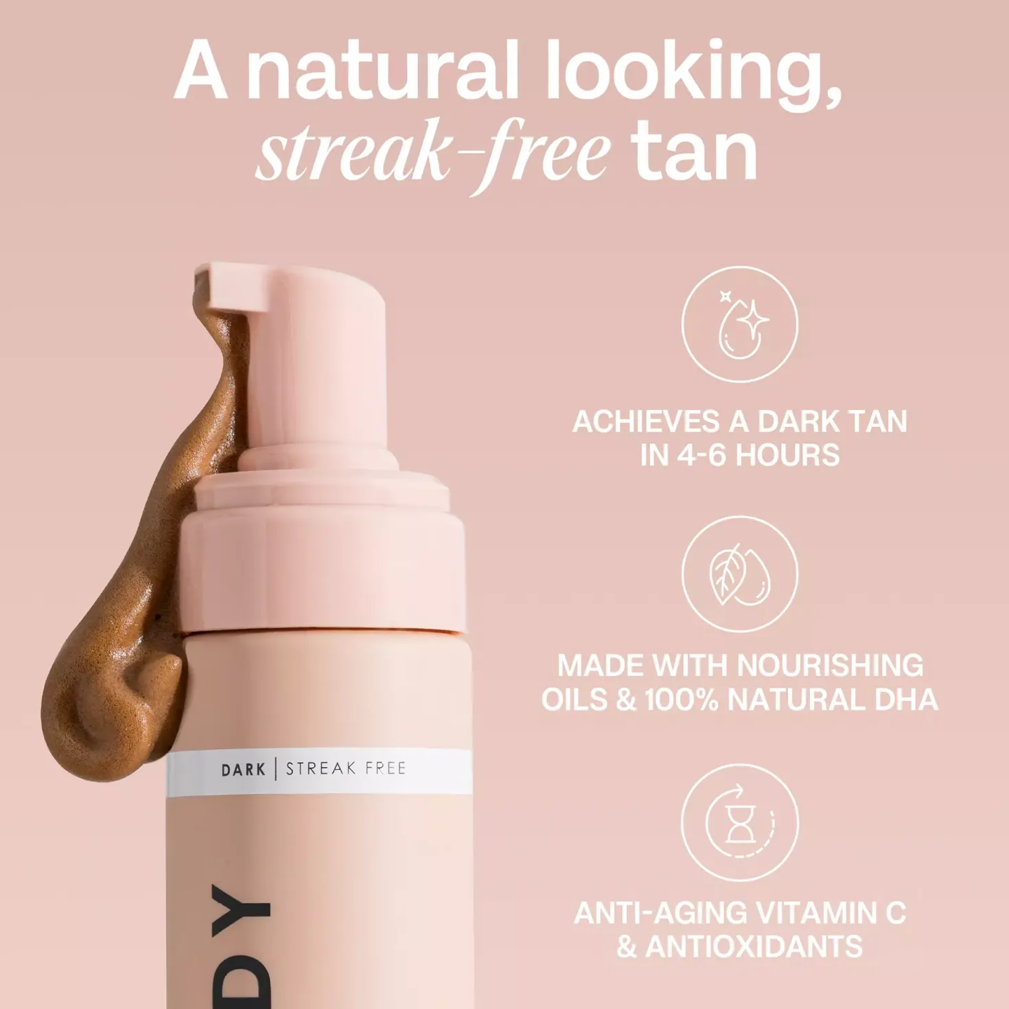 Bali Body Self Tanning Mousse Dark 200 ml