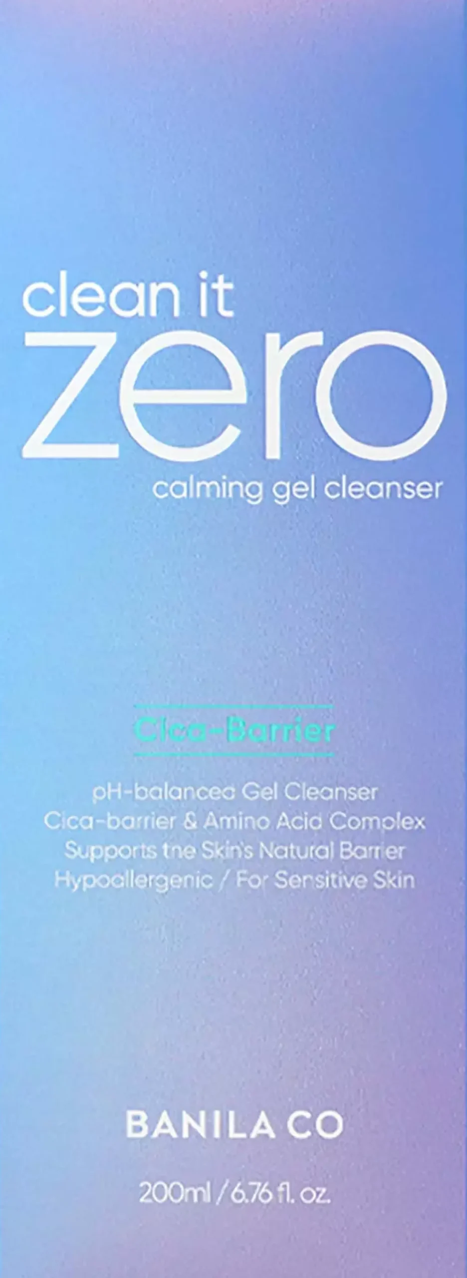 Banila CoClean It Zero Calming Gel Cleanser 200 ml