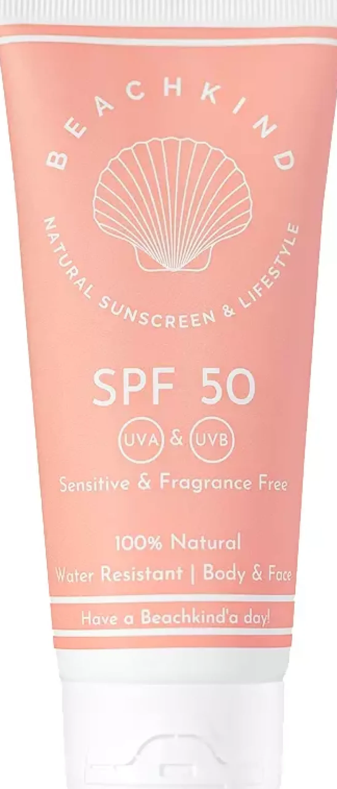 Beachkind Natural sunscreen sensitive fragrance free SPF50 50 ml