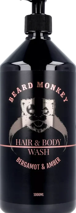 Beard Monkey Hair & body Bergamot & Amber 250 ml