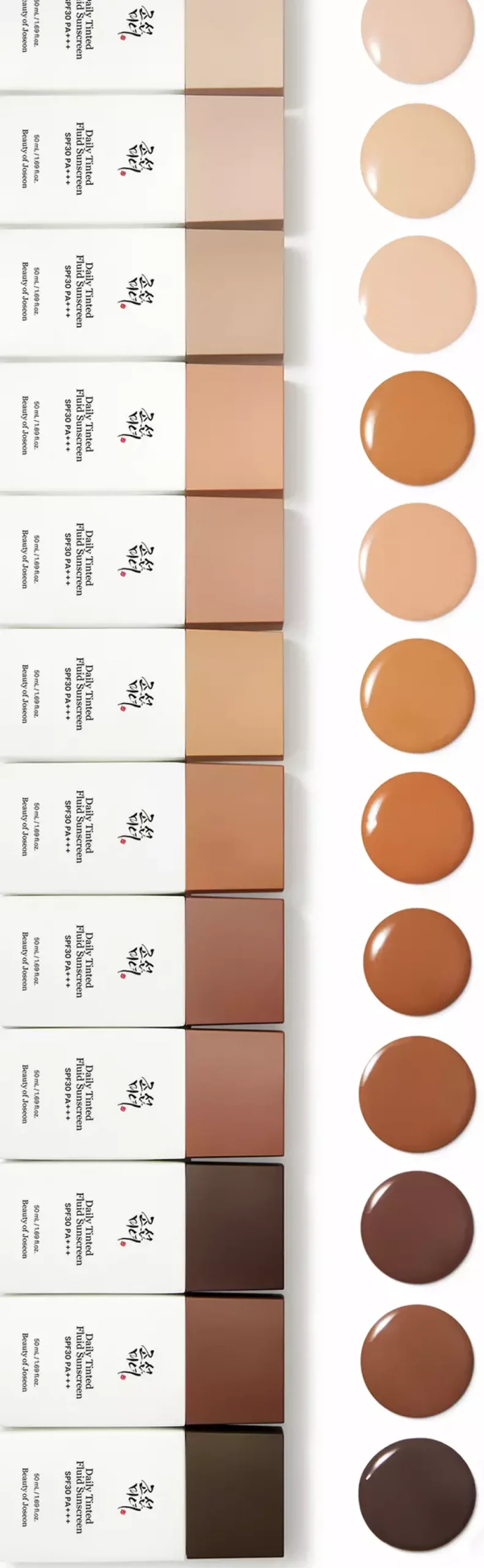 Beauty of Joseon Daily Tinted Fluid Sunscreen Broad Spectrum SPF 30 PA +++ #LP110