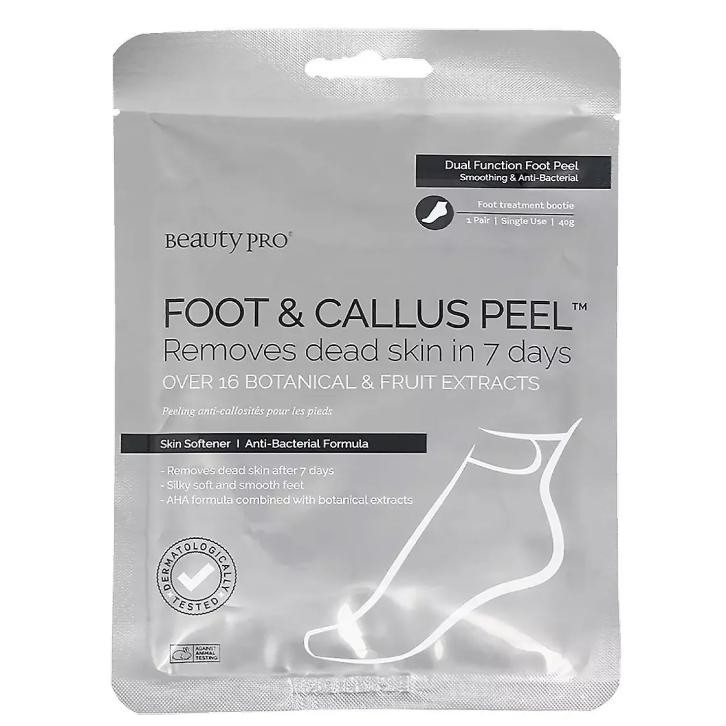 Beauty PRO Foot & Callus Peel Removes Dead Skin In 7 Days Over 17 Botanical & Fruit Extracts