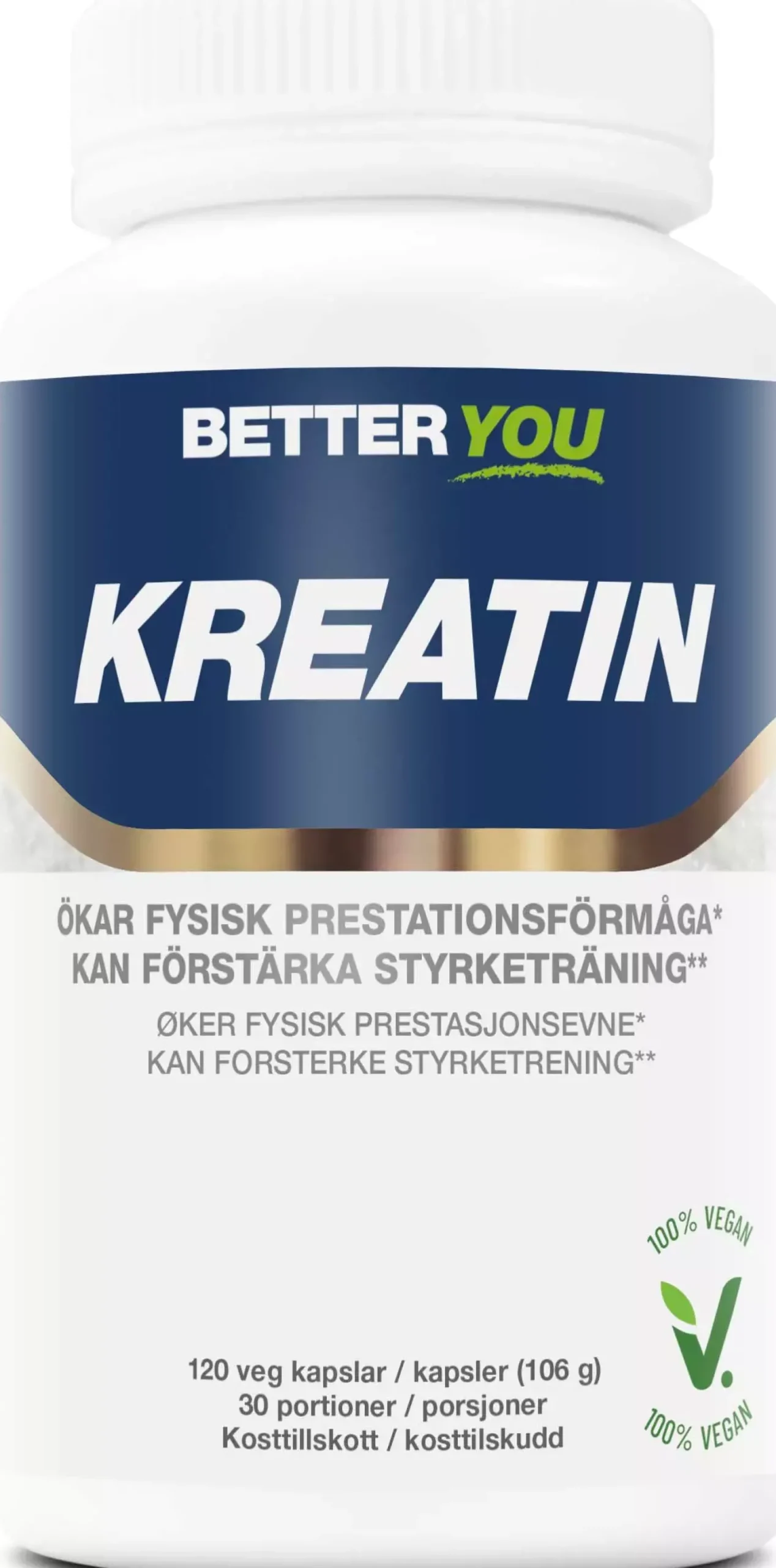 Better You Kreatinkapslar 120 stk