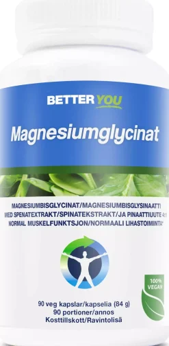Better You Magnesiumglycinat 90 stk