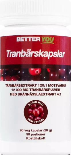 Better You Tranbärskapslar 90 kaps 90 stk