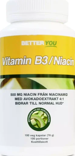 Better You Vitamin B3 / Niacin 100 stk