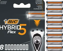 BIC Hybrid 5 Flex Refill 8 stk