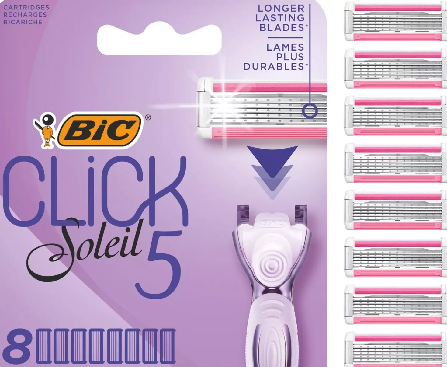 BICSoleil Click 5 Refill 8 stk