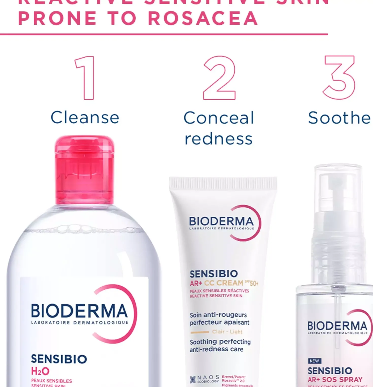 BiodermaSensibio AR+ CC Cream SPF50+