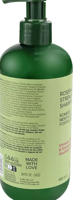 BiovèneB - BEST HAIR Rosemary Mint Strengthening Hair Masque 380 ml
