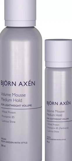 Björn Axén Volume Mousse Medium Hold 200 ml & Travel Size 80 ml