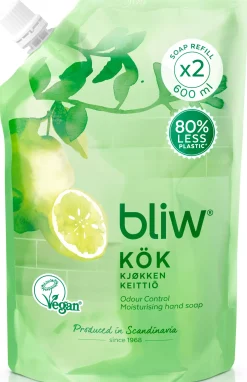 Bliw Kökstvål Refill 600 ml