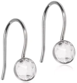 Blomdahl Earrings Pendant Bezel Crystal 5 mm