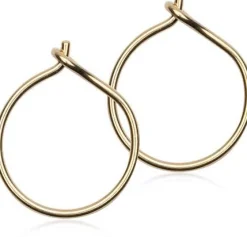 BlomdahlGolden Titanium Ear Ring 12 mm