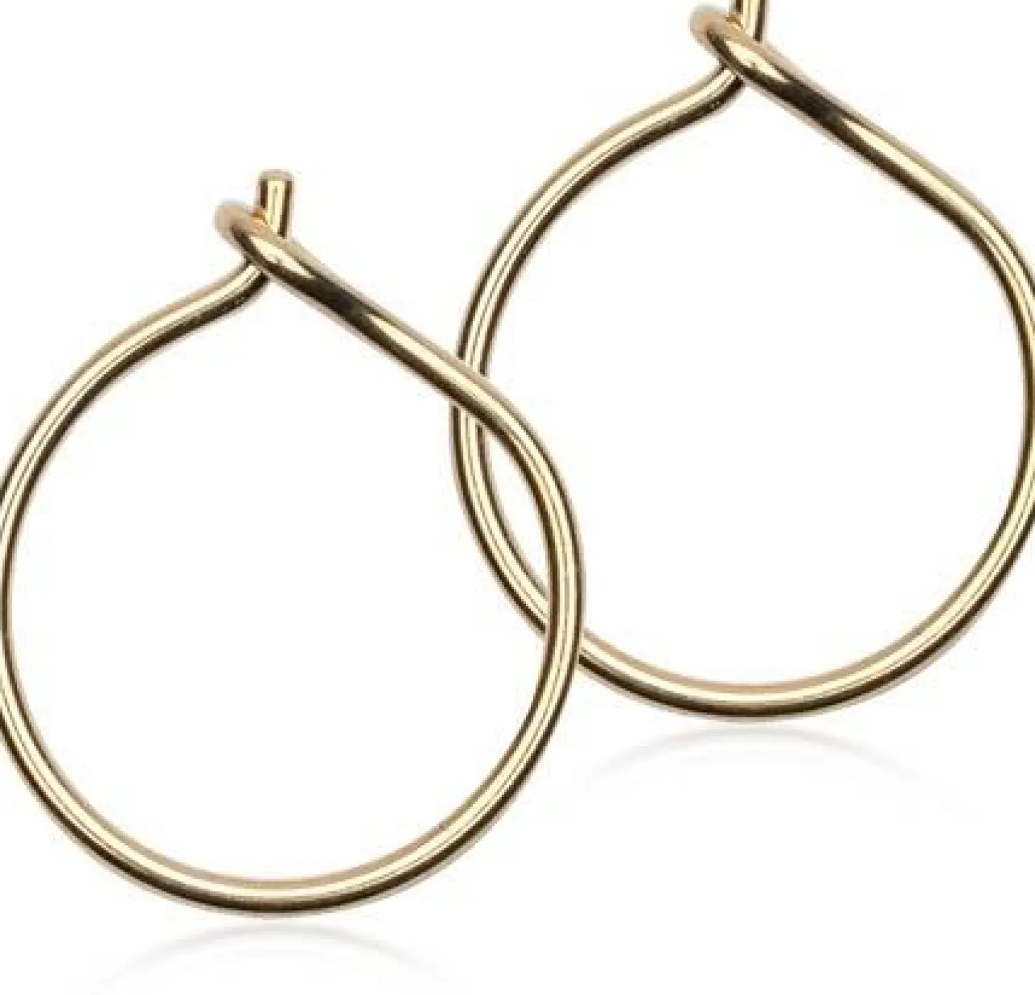 BlomdahlGolden Titanium Ear Ring 12 mm