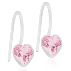 Blomdahl Medical Plastic Pendant Fixed Heart 6mm Light Rose