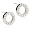 BlomdahlNatural Titanium Brilliance Puck 10mm Hallow Crystal