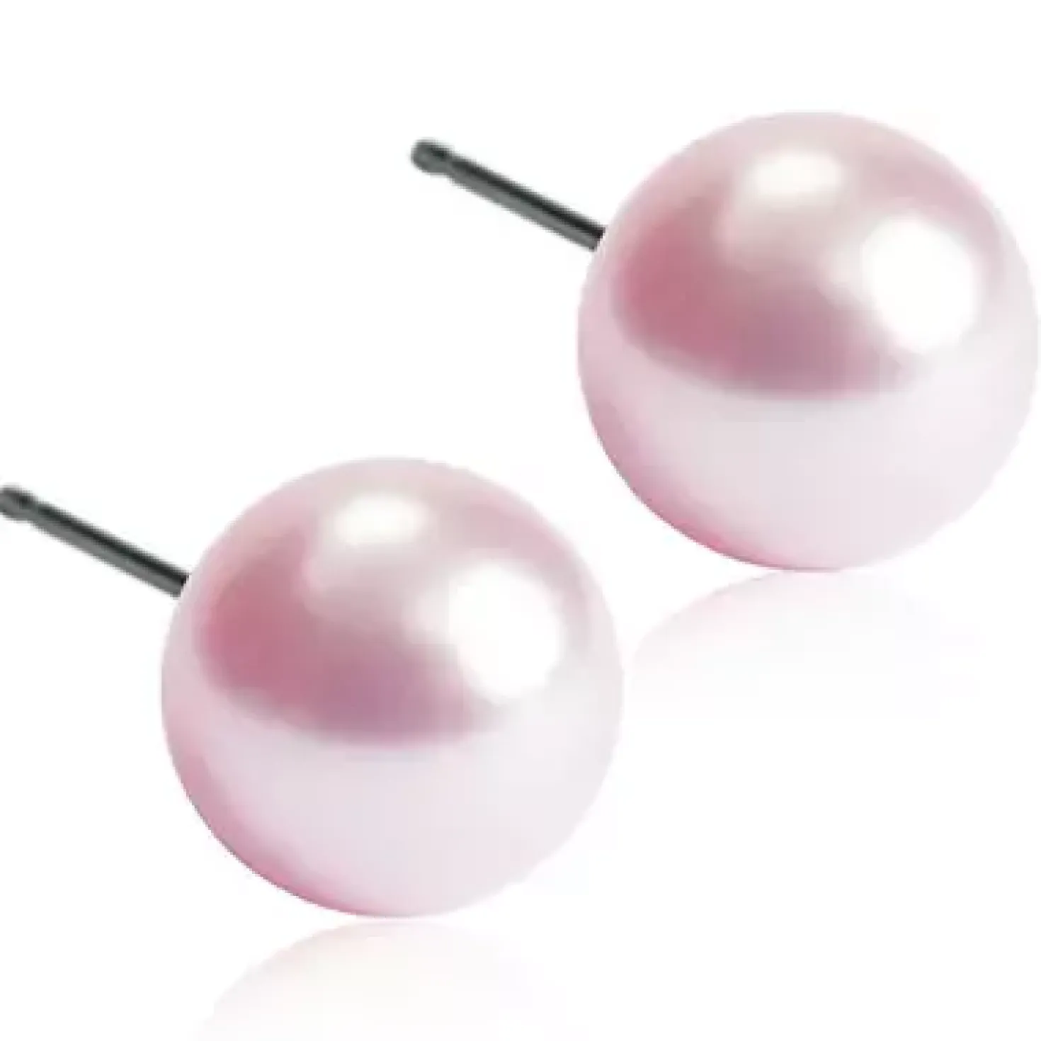 BlomdahlNatural Titanium Light Rose Pearl 8 mm