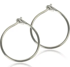BlomdahlNatural Titanium Safety Ear Ring