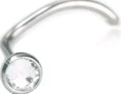 Blomdahl Nässmycke Silver Bezel Crystal 3mm