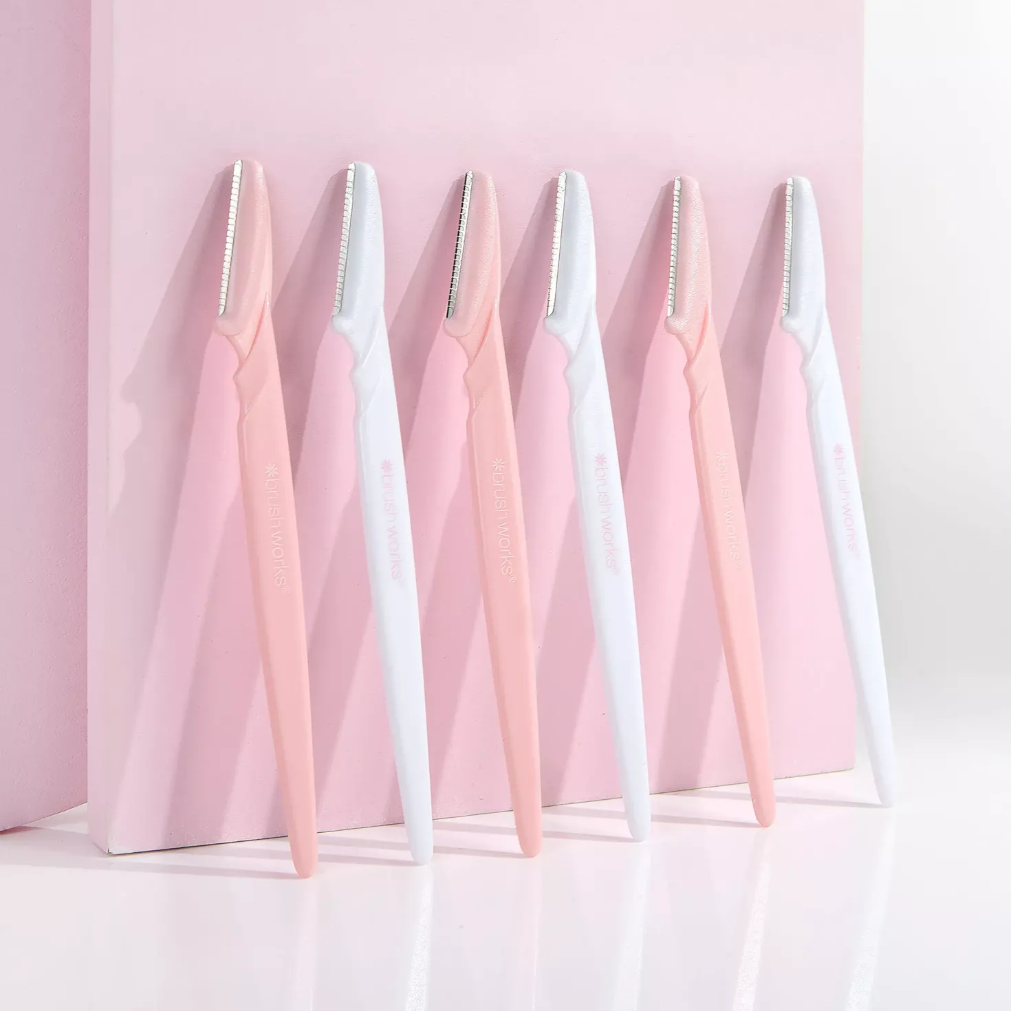 Brushworks Angled Dermaplaners (Pack of 6)