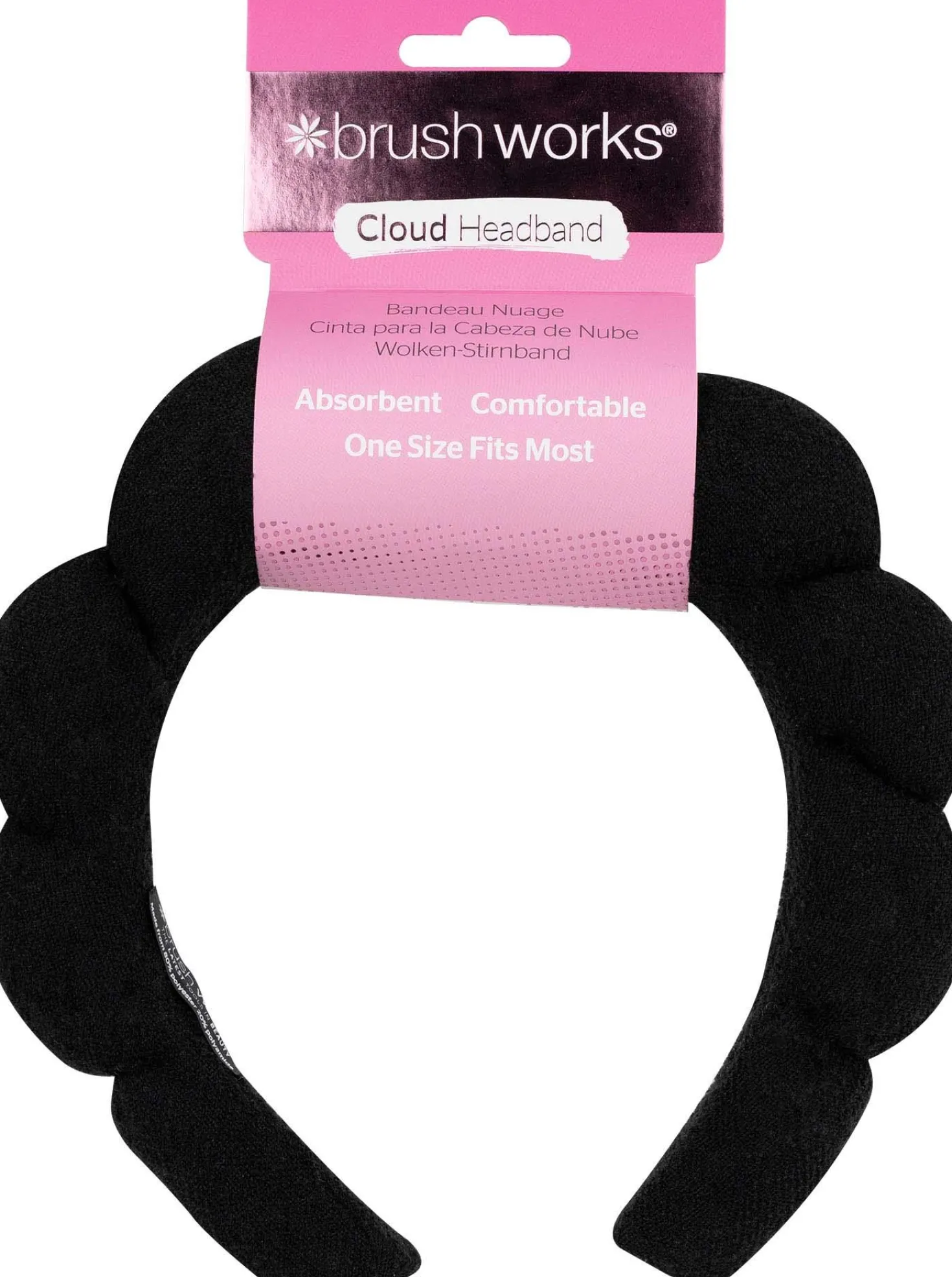 Brushworks Black Cloud Headband