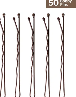 Brushworks Brown Bobby Pins