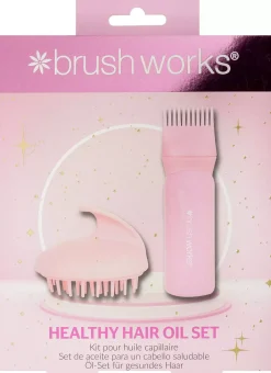 Brushworks Healthy Hair Oil Set