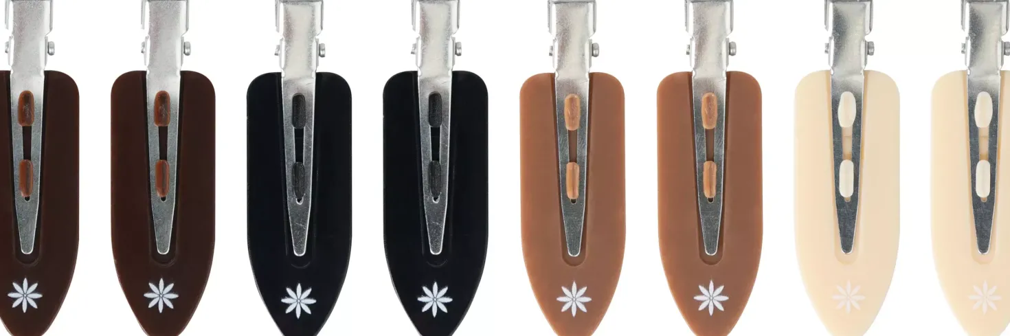 Brushworks Nude No Crease Hair Clips (Pack of 8)
