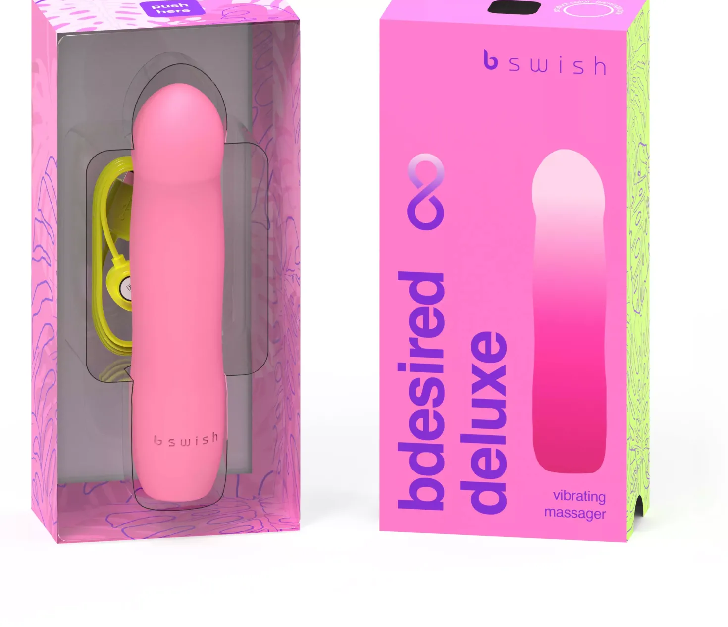 B Swish Bdesired Infinite Deluxe Pink Vibrator