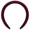 By Lyko Big Satin Padded Diadem Burgundy