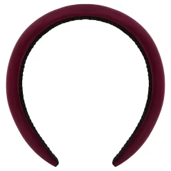 By Lyko Big Satin Padded Diadem Burgundy
